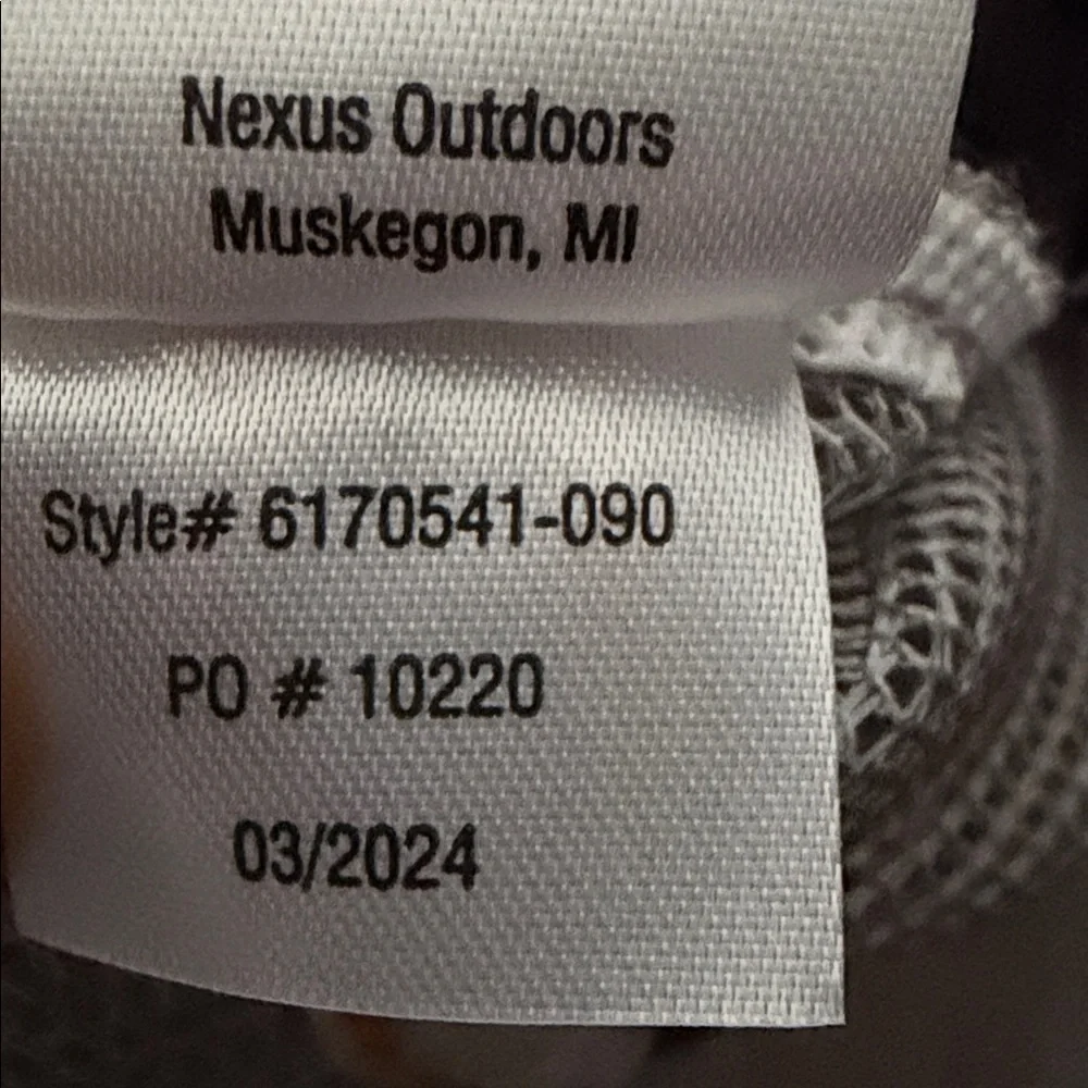 Scentlok Washed Logo Velcro Closure Hat Gray/Orange